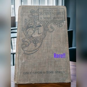 1st ed. Pinocchio antique vintage book 1904 COLLODI